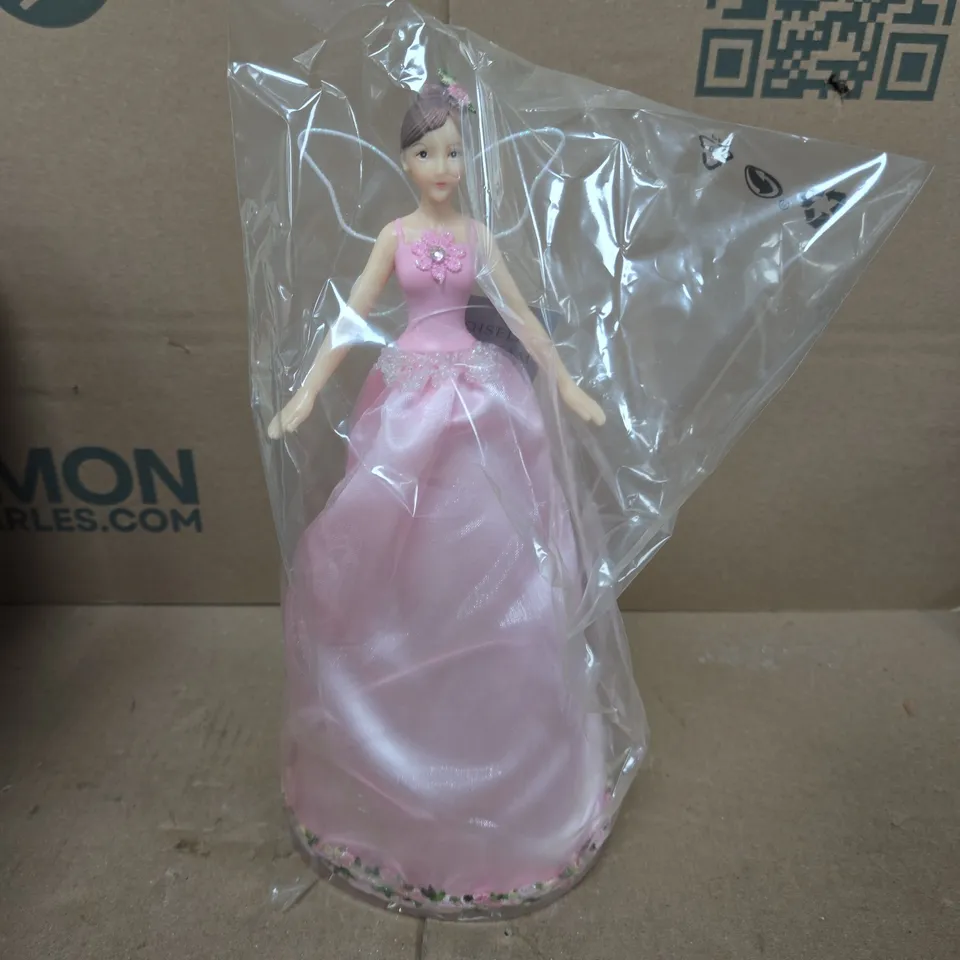 3 GISELA GRAHAM PINK HYDRANGEA FAIRY TREE TOPPERS