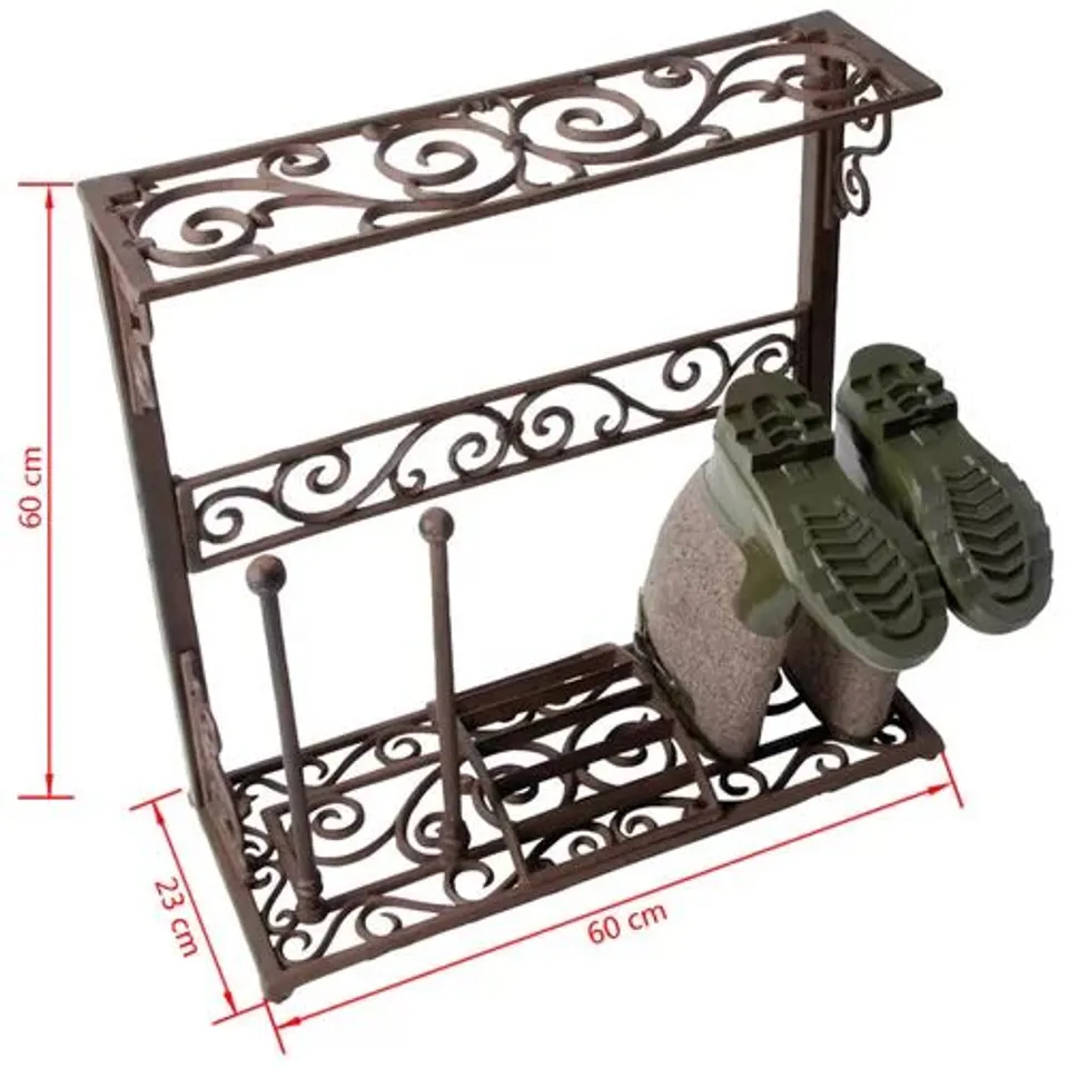 BOXED ESSCHERT DESIGN BOOT RACK SIZE S