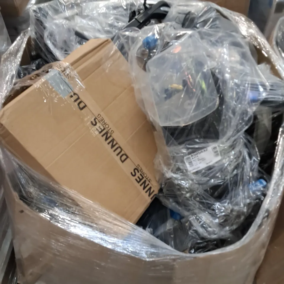 PALLET OF APPROXIMATELY 21 UNPROCESSED RAW RETURN HOUSEHOLD AND ELECTRICAL GOODS TO INCLUDE;