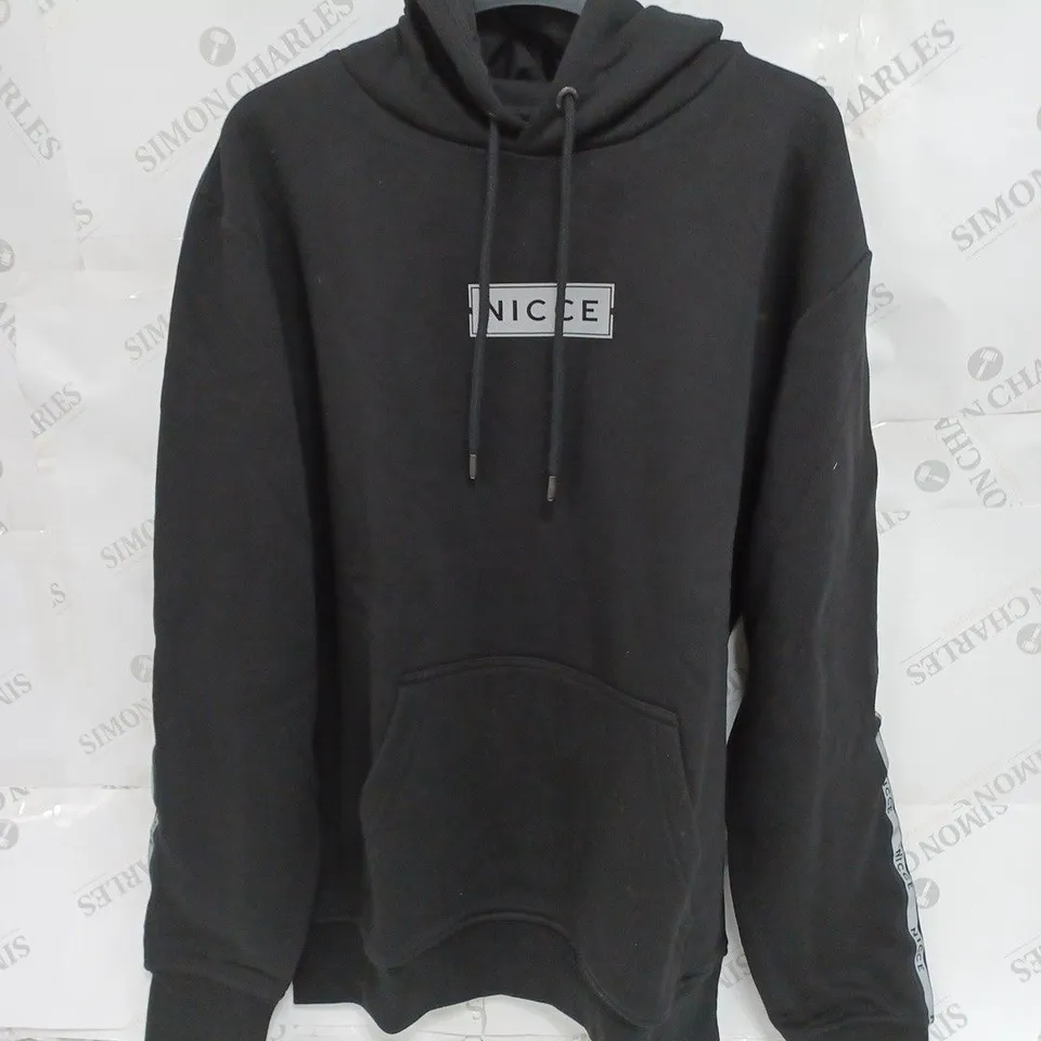 NICCE WOMENS BLACK ATARI HOODIE- LARGE