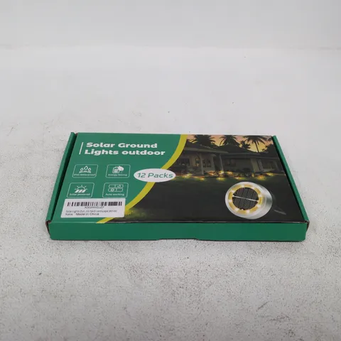 SOLAR GROUND LIGHTS OUTDOOR – 12 PACK