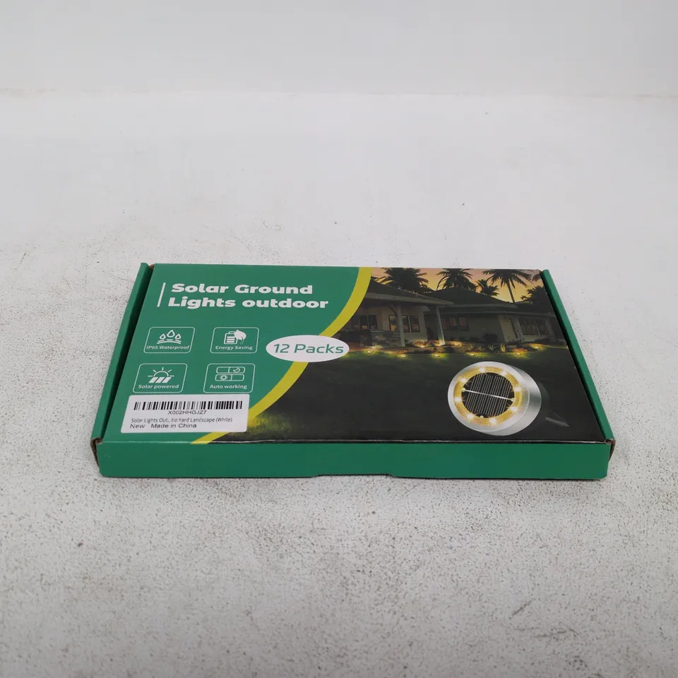 SOLAR GROUND LIGHTS OUTDOOR – 12 PACK