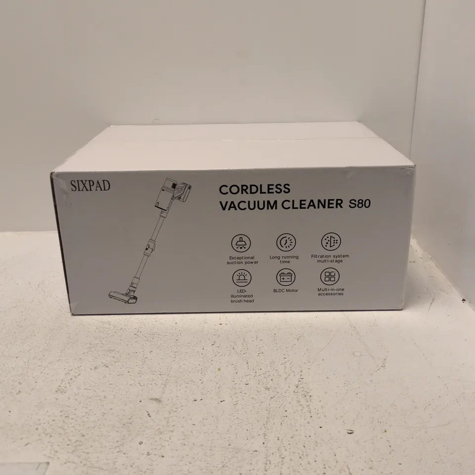 SIXPAD CORDLESS VACUUM CLEANER S80 – BOXED