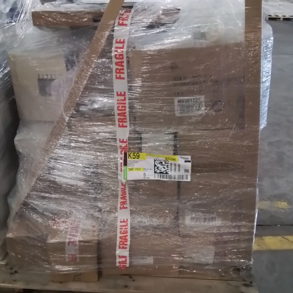 PALLET TO INCLUDE CLEANING PROCUTS AND CATERING SUPPLIES:6PC SQUEEZY BOTTLE,LUIGI BORMIOLI GLASSES