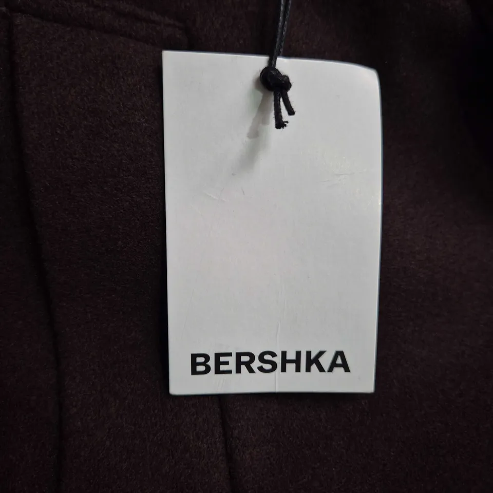 BERSHKA BROWN COAT, EU L / US L / MEX 30