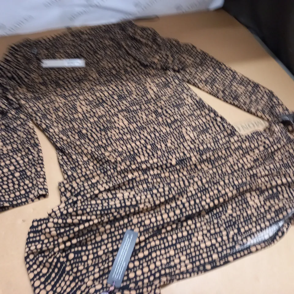 ROMAN LINEAR SPOT COWL DRESS - 16