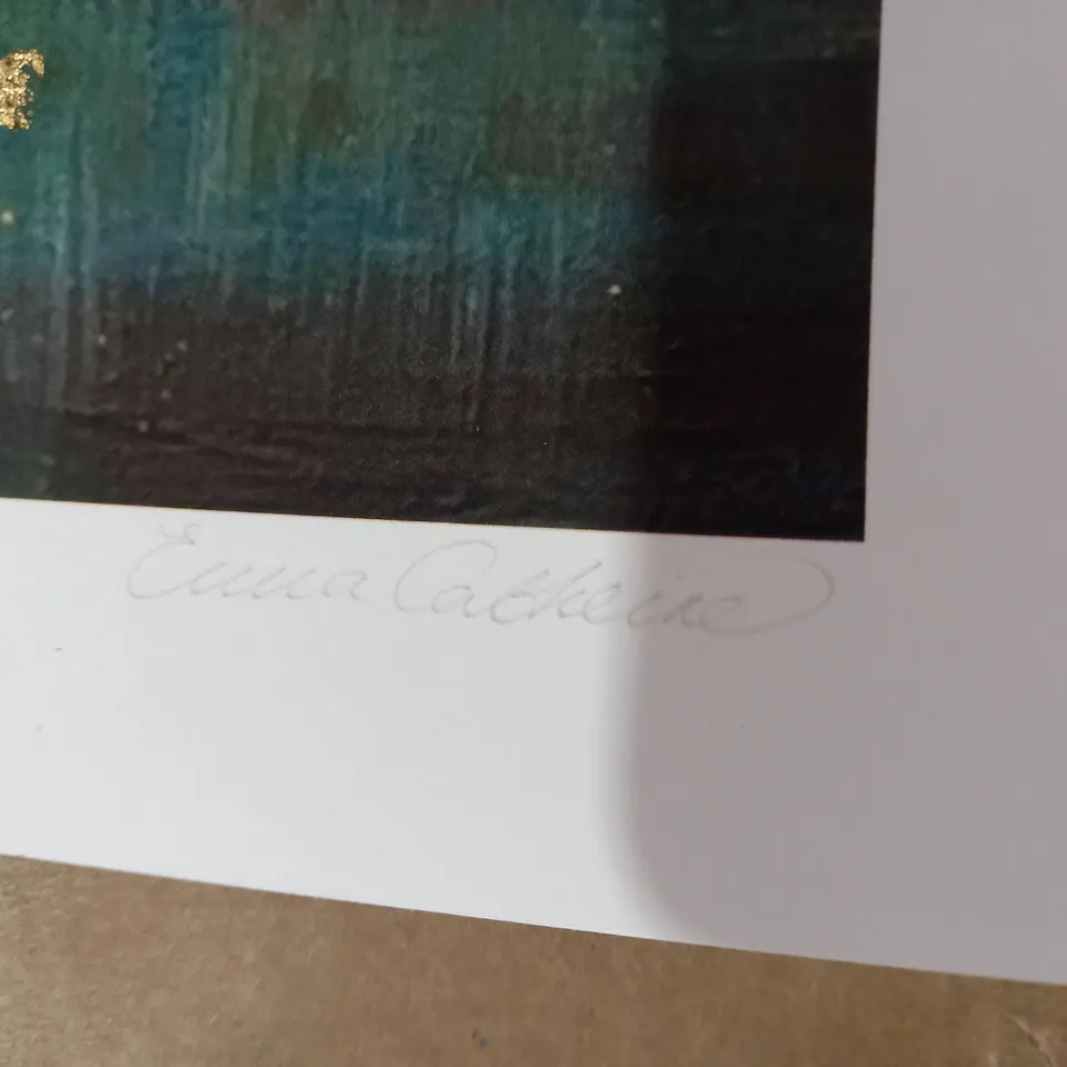 SIGNED MOONLIT NIGHT SKY ARTWORK