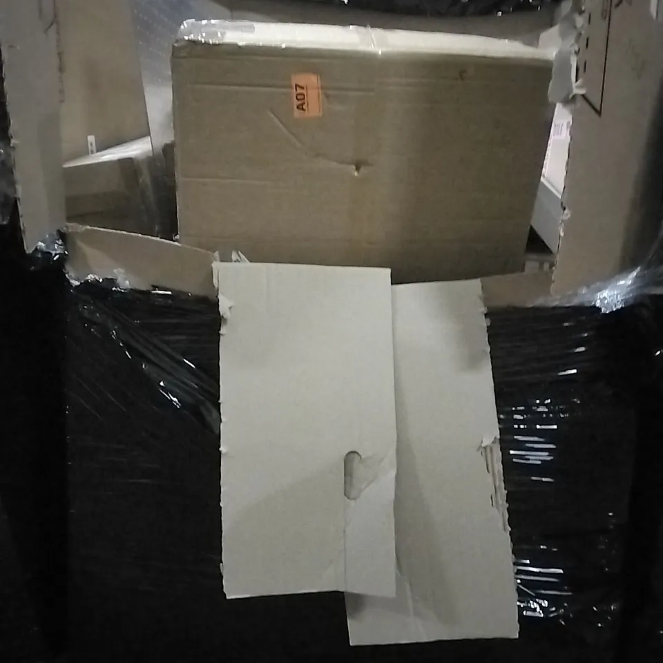 PALLET OF HOUSEHOLD ITEMS TO INCLUDE TOWEL RAIL, TRAMPOLINE, BIRD FEEDER, LIMITED ADDITION O.M.G OUTRAGEOUS MILLENNIAL GIRLS RE MIX AND OTHER ASSORTED ITEMS....