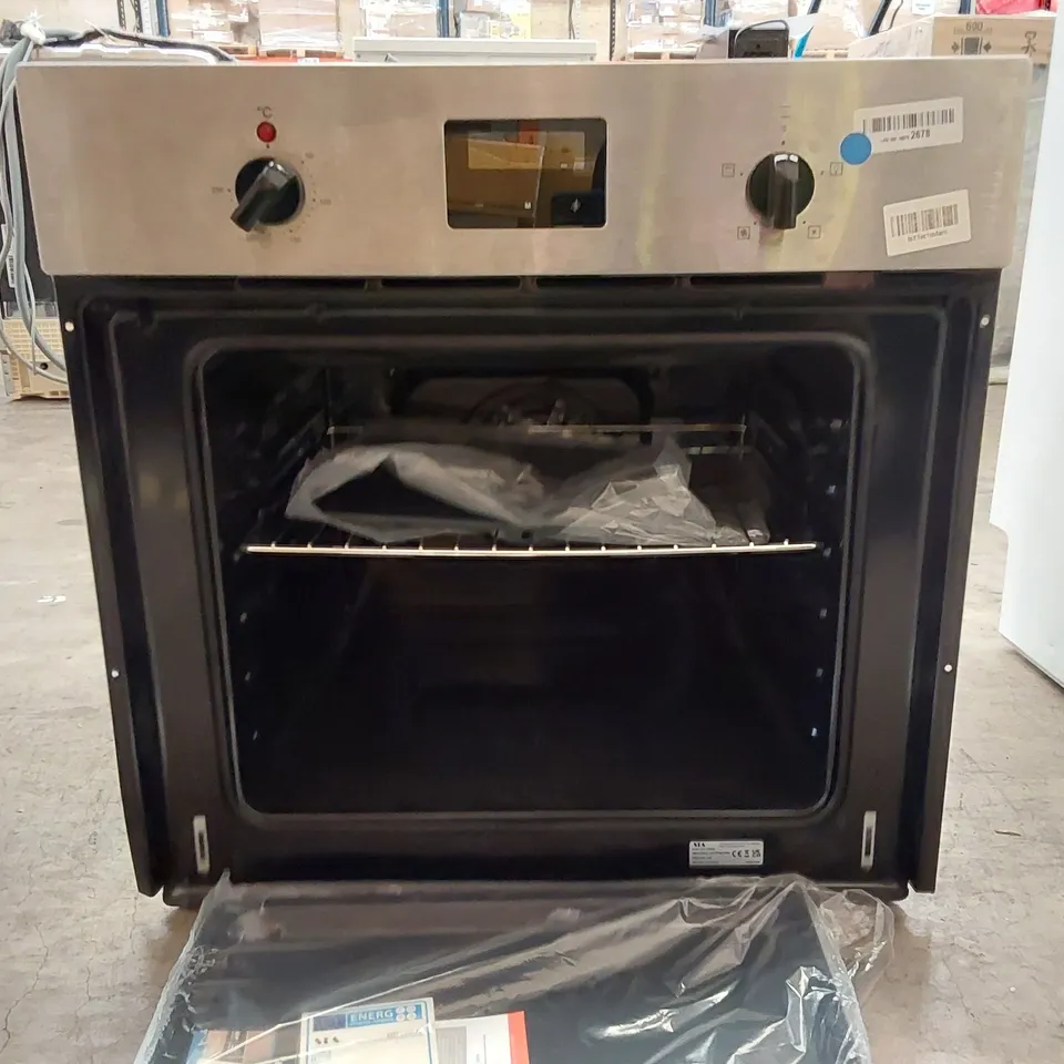 SIA SO112SS 60CM STAINLESS STEEL BUILT IN DIGITAL SINGLE ELECTRIC TRUE FAN OVEN