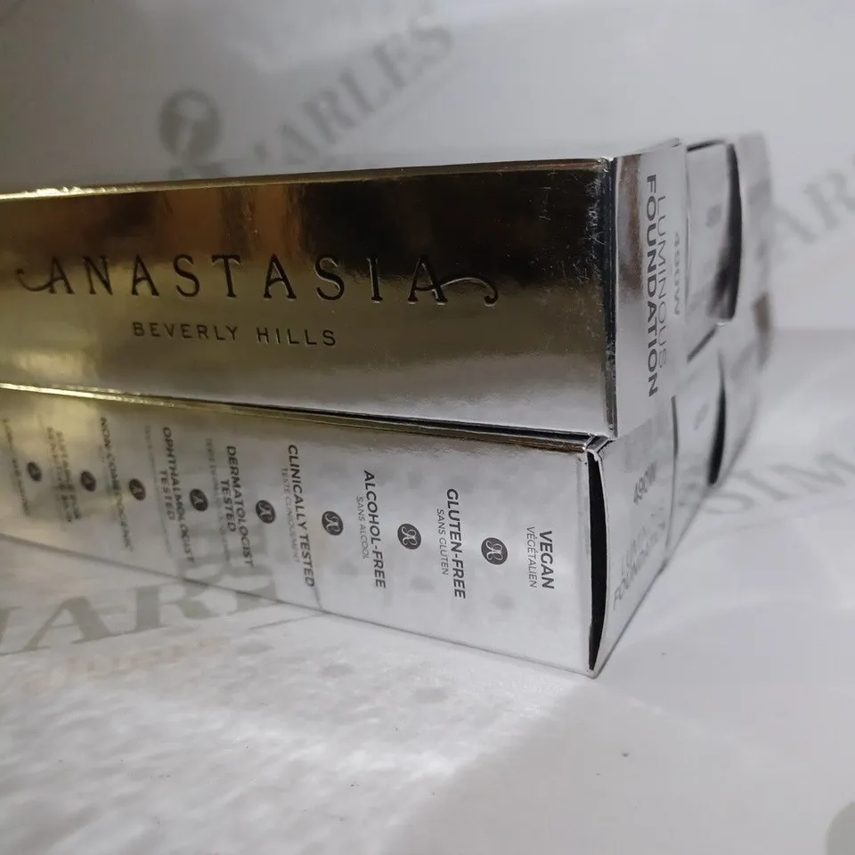 LOT OF 6 X 30ML ANASTASIA BEVERLY HILLS LUMINOUS FOUNDATION - 490W