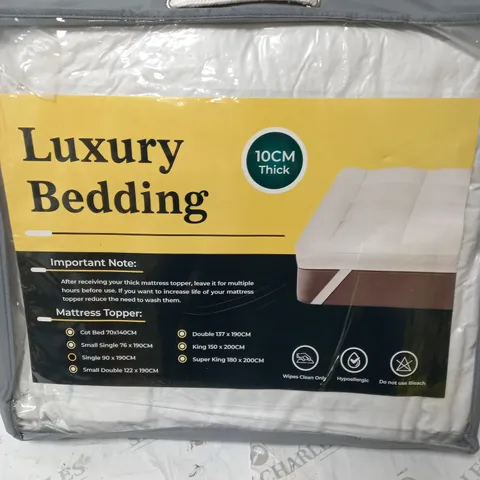 LUXUEY BEDDING TOPPER FOR SINGLE BED (90X190CM)