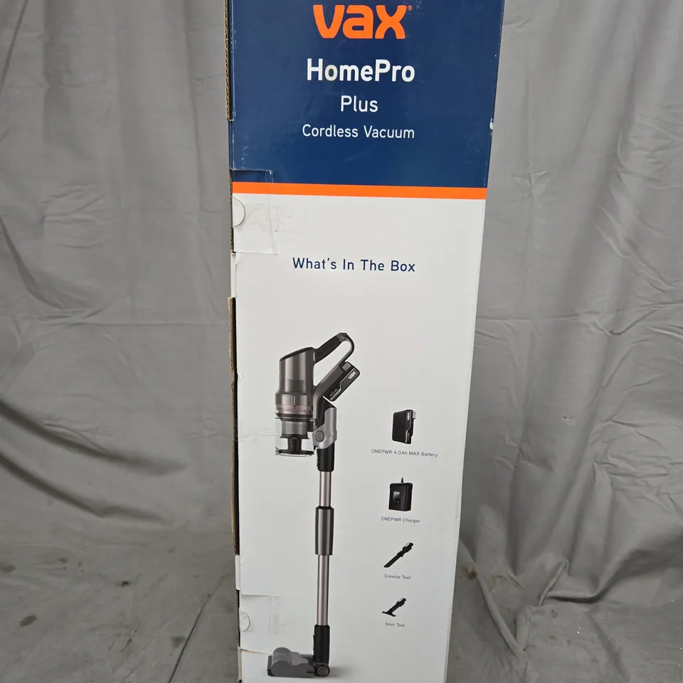 VAX HOMEPRO PLUS CORDLESS VACUUM CLEANER