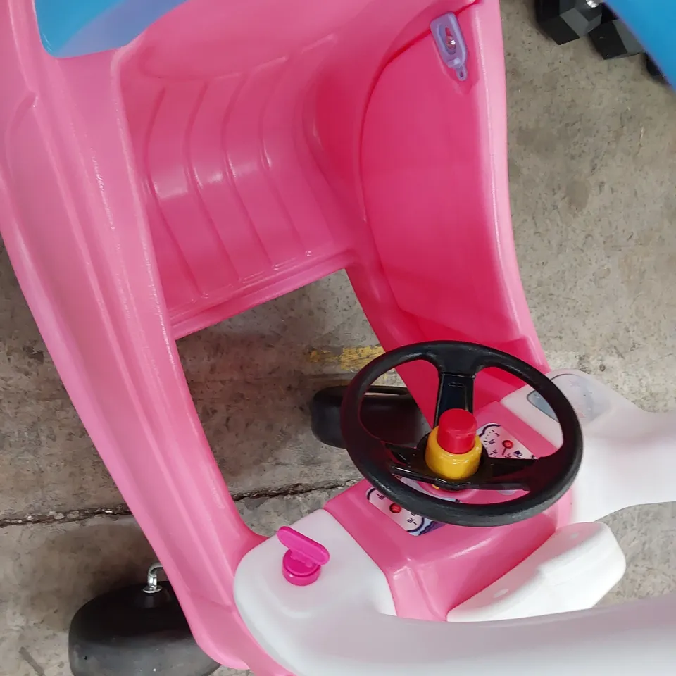LITTLE TIKES PINK RIDE IN CAR