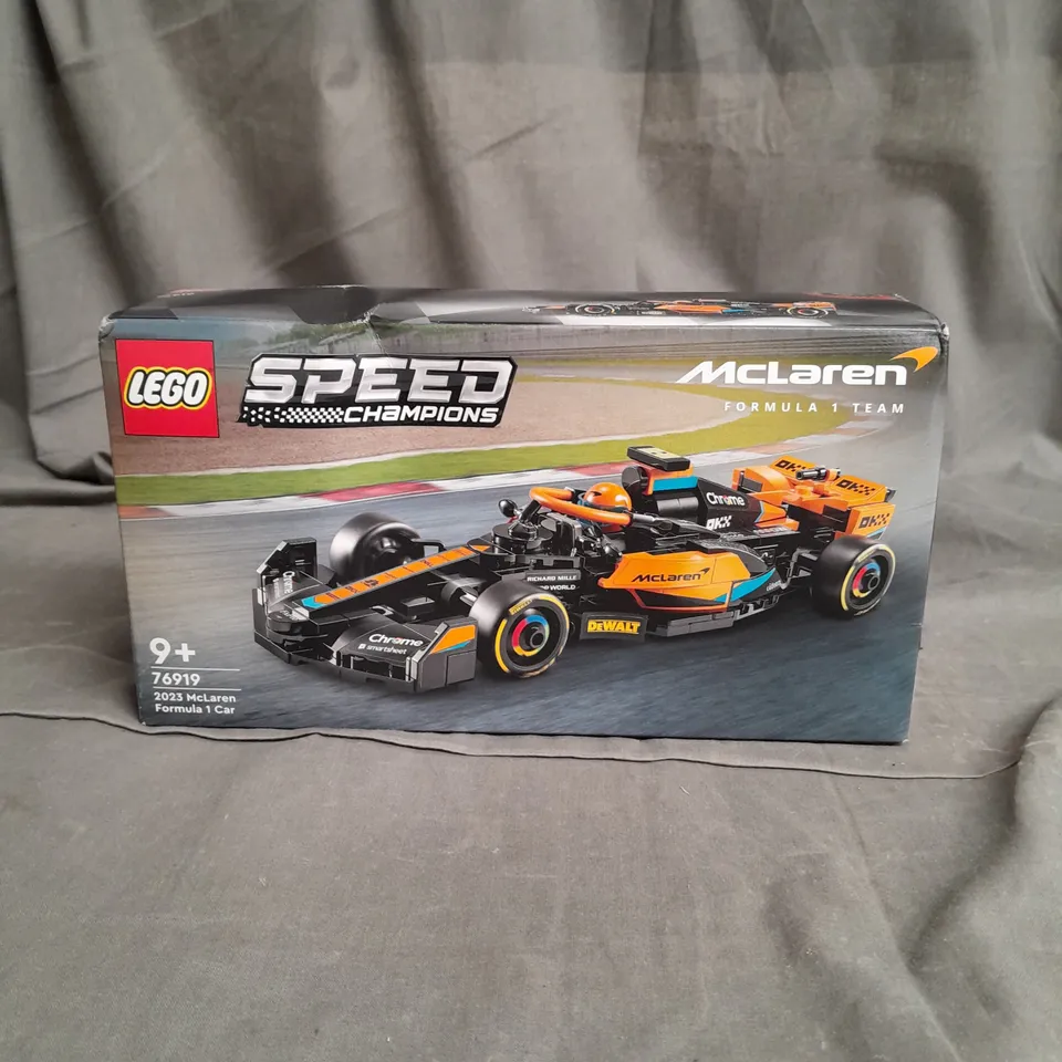 BOXED LEGO SPEED CHAMPIONS MCLAREN FORMULA 1 CAR