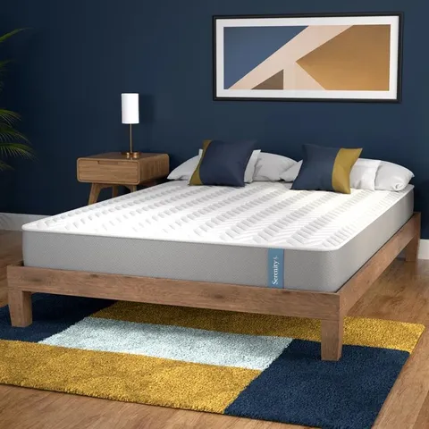 QUALITY BAGGED & ROLLED 5' KINGSIZE ADAMINE SERENITY COIL SPRING MATTRESS