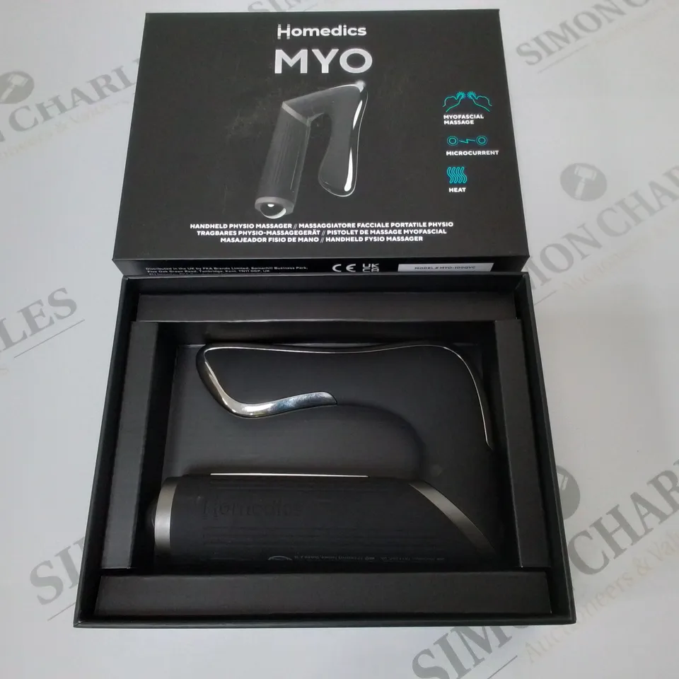 BRAND NEW BOXED HOMEDICS MYO HANDHELD PHYSIO MASSAGER 