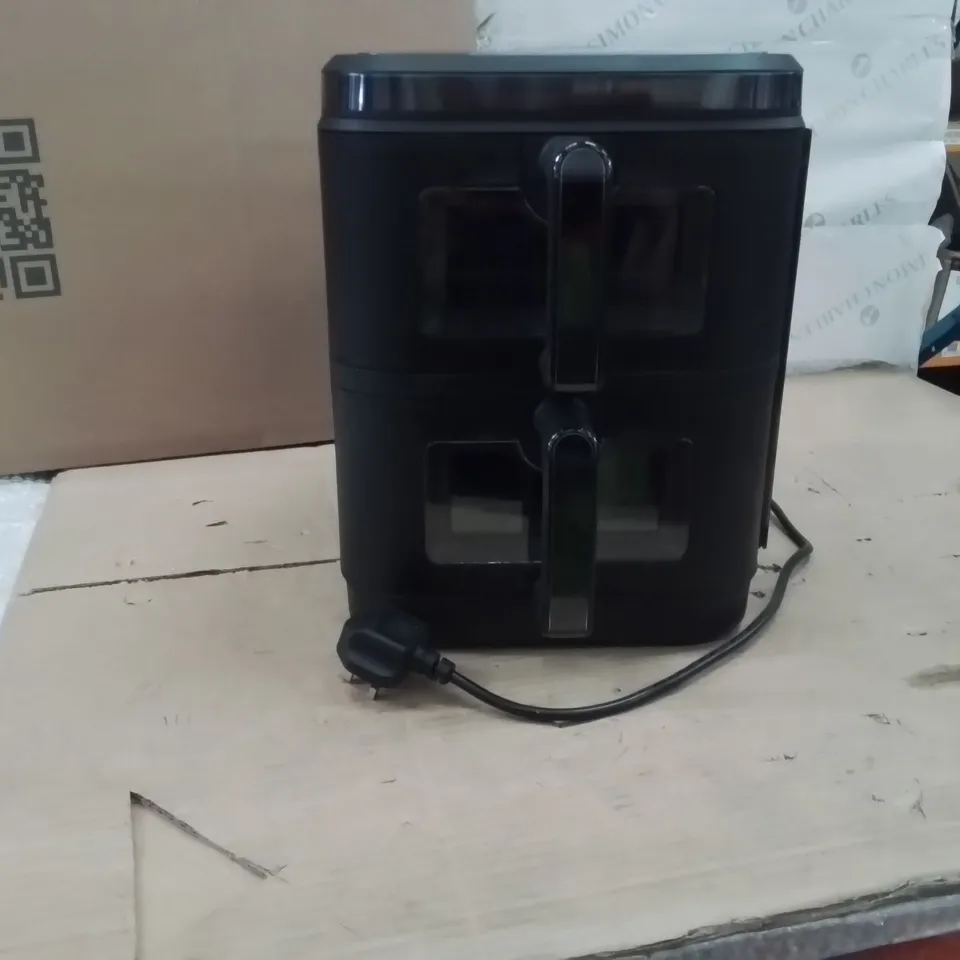BOXED SWAN SD10522BLK DUO LAYER 11L AIR FRYER MODEL SD10522BLK