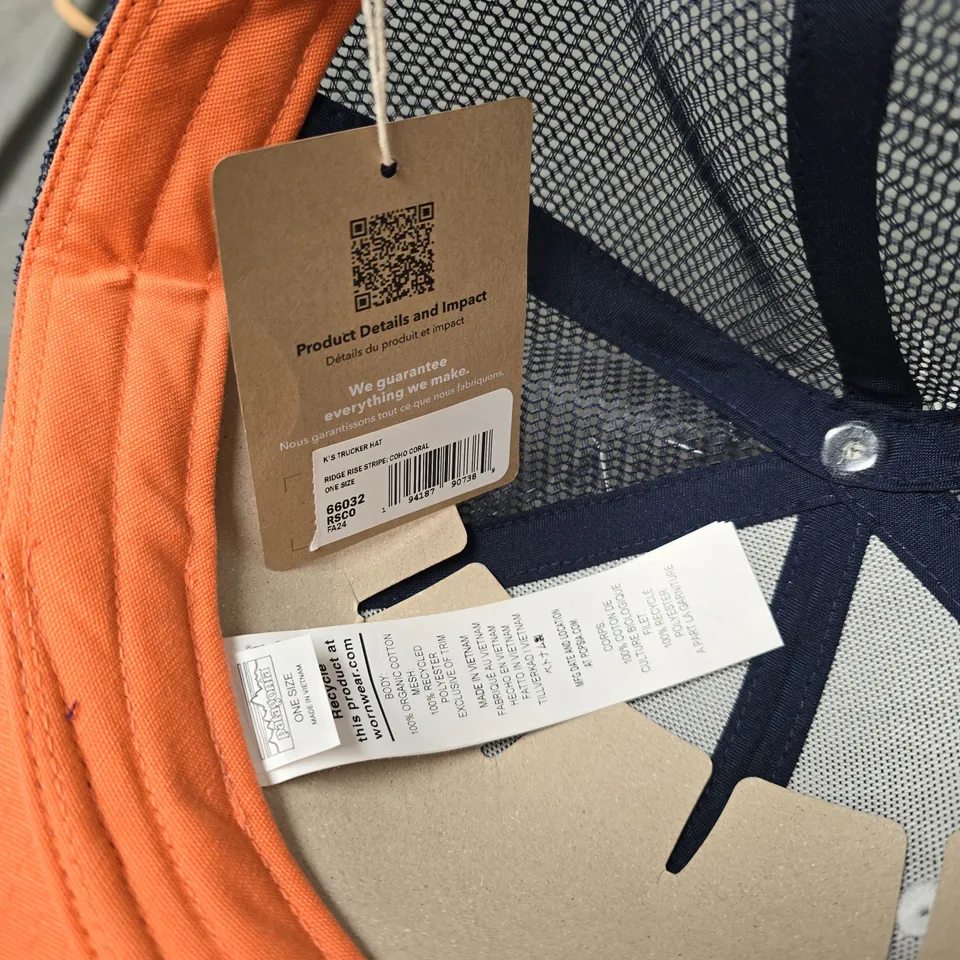 PATAGONIA K'S TRUCKER CAP - ONE SIZE