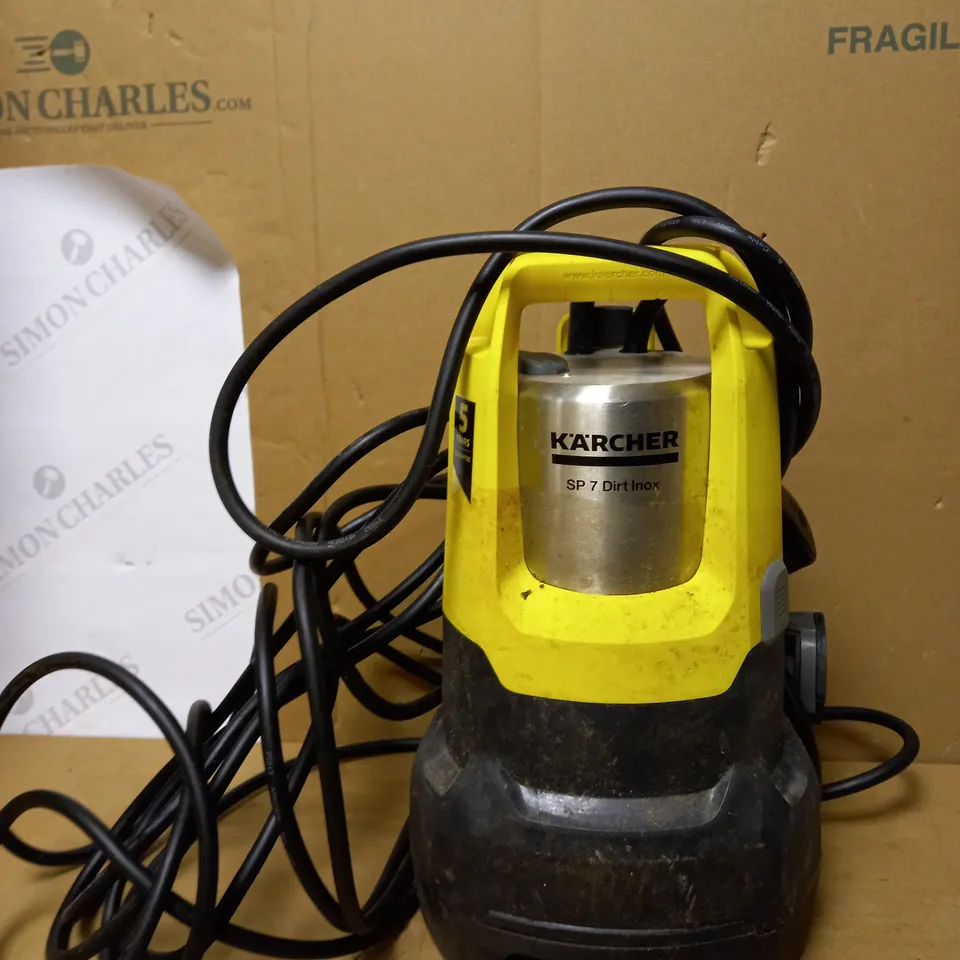 KARCHER SP7 SUBMERSIBLE DIRTY WATER PUMP