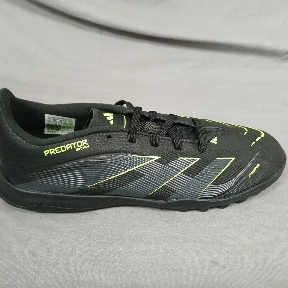 Adidas Predator League TF Soccer Boots in Black/Neon Yellow - uk 4.5