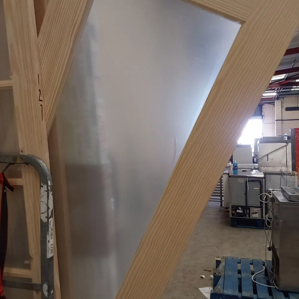 CLEAR PINE 2 PANEL GLAZE INTERNAL DOOR 1981 × 762mm