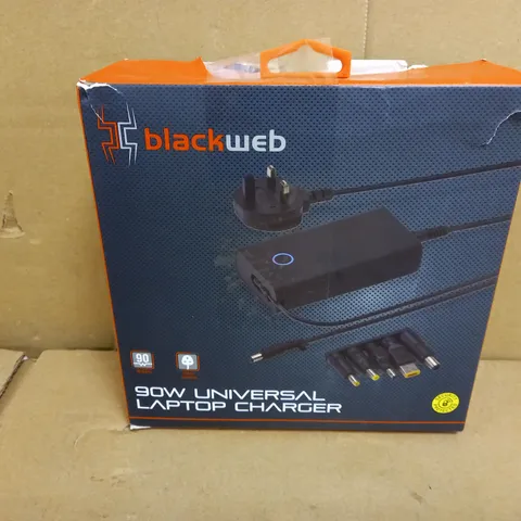 BLACKWEB 90W UNIVERSAL LAPTOP CHARGER