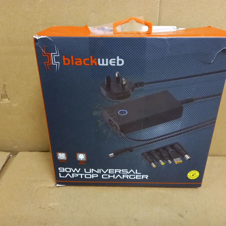 BLACKWEB 90W UNIVERSAL LAPTOP CHARGER