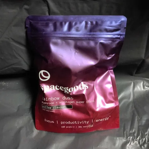 SPACEGOODS RAINBOW DUST MUSHROOM + ADAPTOGEN SUPER BLEND – COFFEE FLAVOUR, 240G