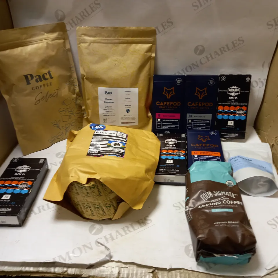 BOX OF APPROX 15 PACKETS/BOXES OF ASSORTED COFFEE