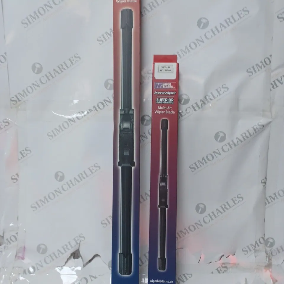 2 X MULTI-FIT WIPER BLADES 26" & 18"