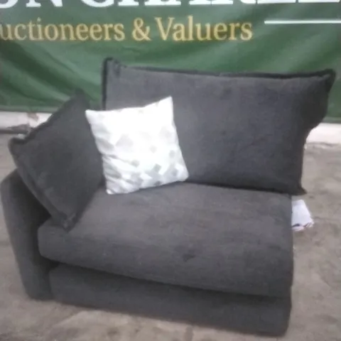 QUALITY BRITISH MADE THE LOUNGE COMPANY COLETTE-FOAM DRAGON EYE FABRIC SOFA SECTION