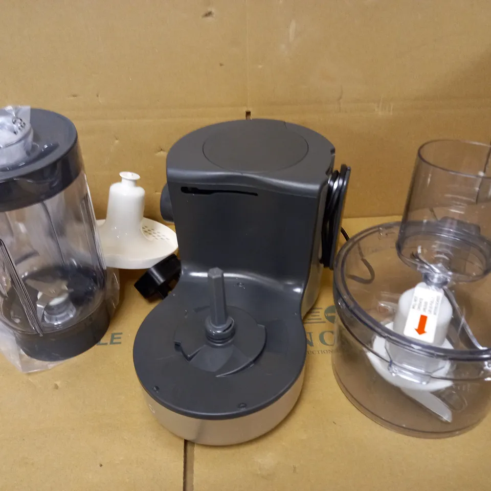 KENWOOD COMPACT FOOD PROCESSOR - SILVER AND GREY