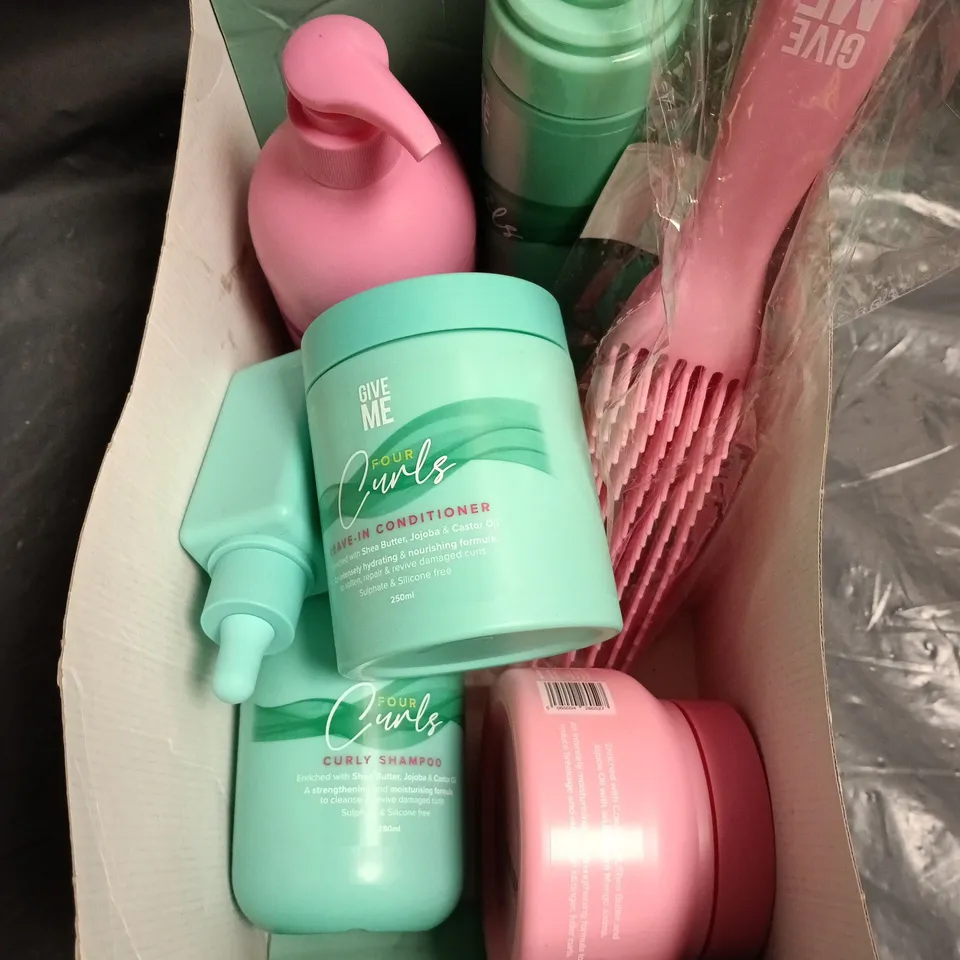GIVE ME FOUR CURLS FULL HAIR CARE SET 