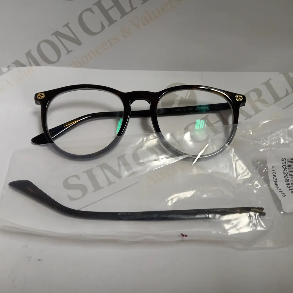 GUCCI BLACK HAVANA PRESCRIPTION GLASSES