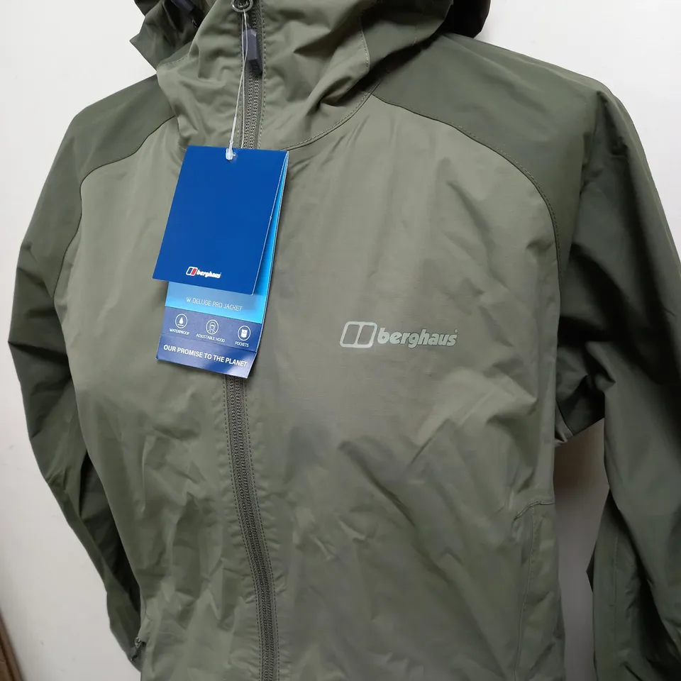 BERGHAUS DELUGE PRO SHELL JACKET SIZE 16