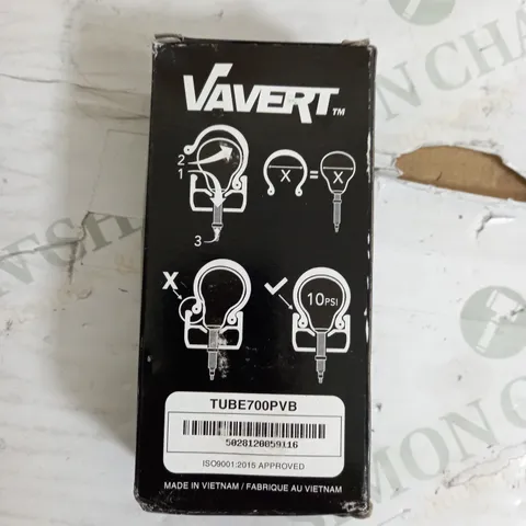 VAVERT HIGH PERFORMANCE INNER TUBE 700 X 18/25C PRESTA VALVE 60MM