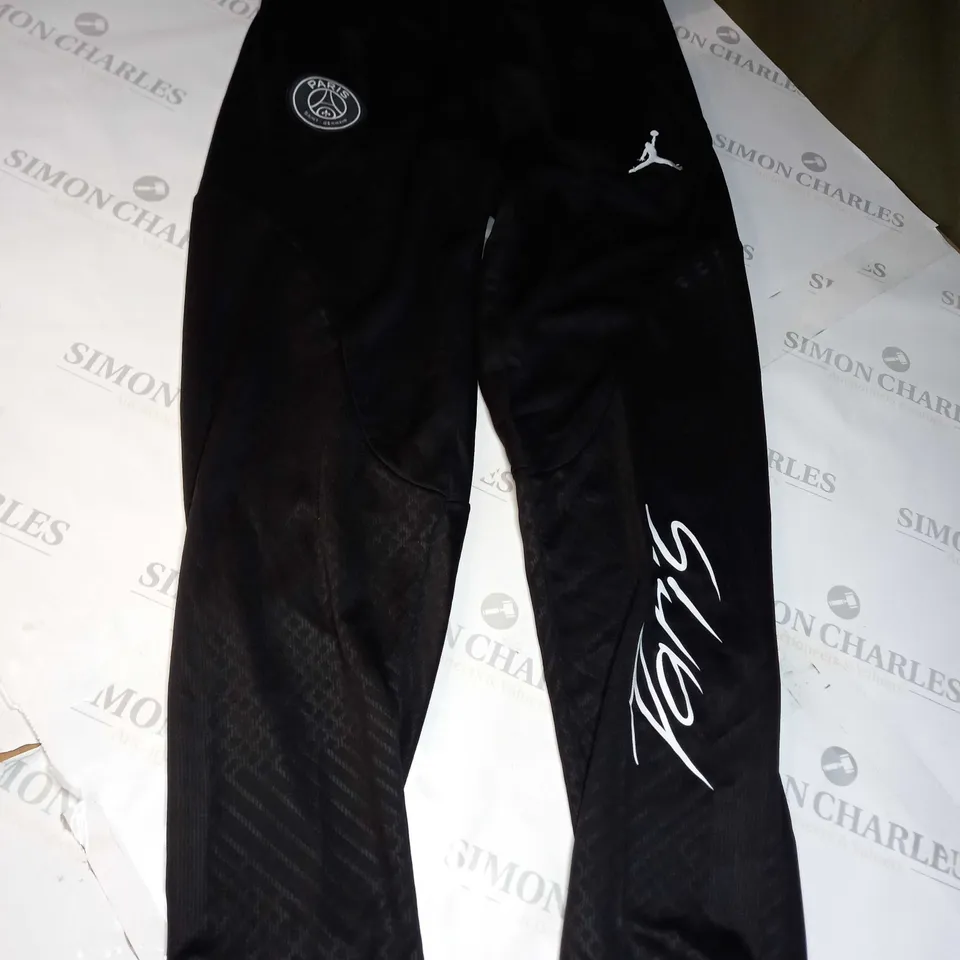 JORDAN PSG TRACKSUIT BOTTOMS IN BLACK - MEDIUM