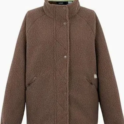 BRAND NEW REGATTA EMILICA BORG FLEECE IN MOCHA - UK 10