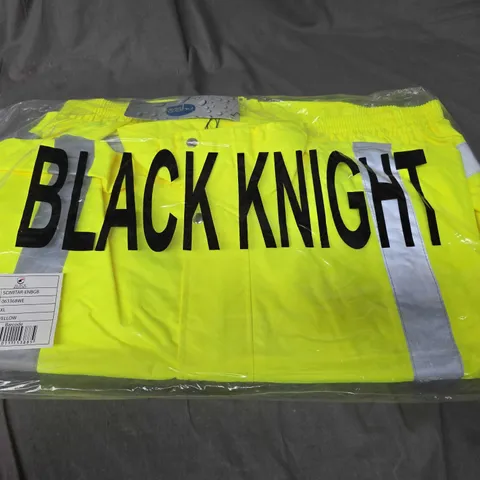 BLACK KNIGHT HI-VIS BREATHABLE BOMBER JACKET - XL