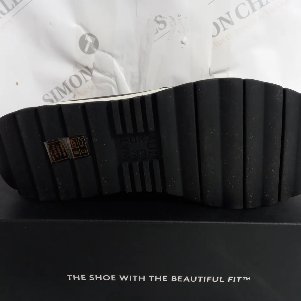 BOXED NATURALIZAER SLIP ON PLATFORM TRAINERS - SIZE 7