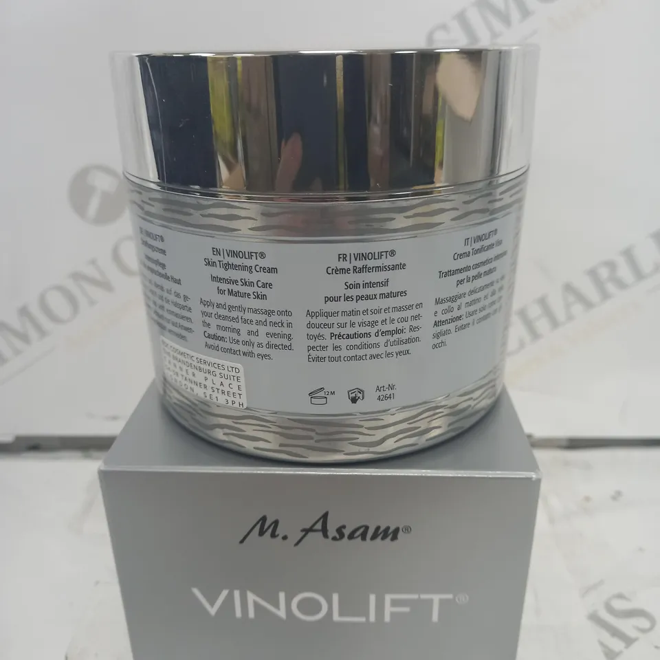 BOXED M. ASAN VINOLIFT SKIN TIGHTENING CREAM