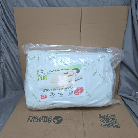 COTTON KING BAMBOO PILLOW SOFT MEMORY GEL