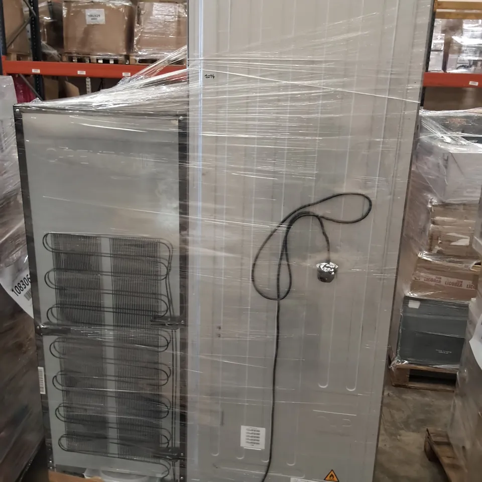 HAIER HTR3619FNMP FREESTANDING COMBI FRIDGE FREEZER AND RUSSELL HOBBS LOW FROST FRIDGE FREEZER 50CM BLACK - UNPROCESSED RAW RETURNS