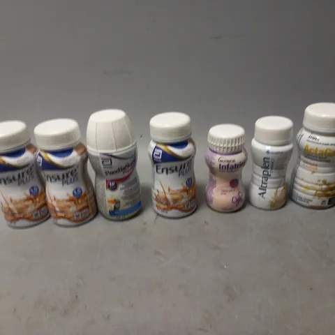 APPROXIMATELY 15 HEALTH DRINKS TO INCLUDE ACTIGAIN 2.4, INFATRINI, AND ALTRAPLEN ETC.