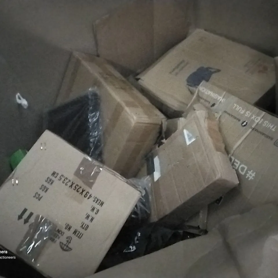 PALLET OF ASSORTED ITEMS INCLUDING PELONIS AIR COOLER, LED CEILING FAN LIGHT, BALANCE DISC, WALL CLOCK, ELECTRIC FOOT MASSAGER