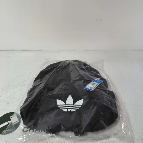ADIDAS BLACK BACKPACK WITH TREFOIL LOGO – WITH TAGS