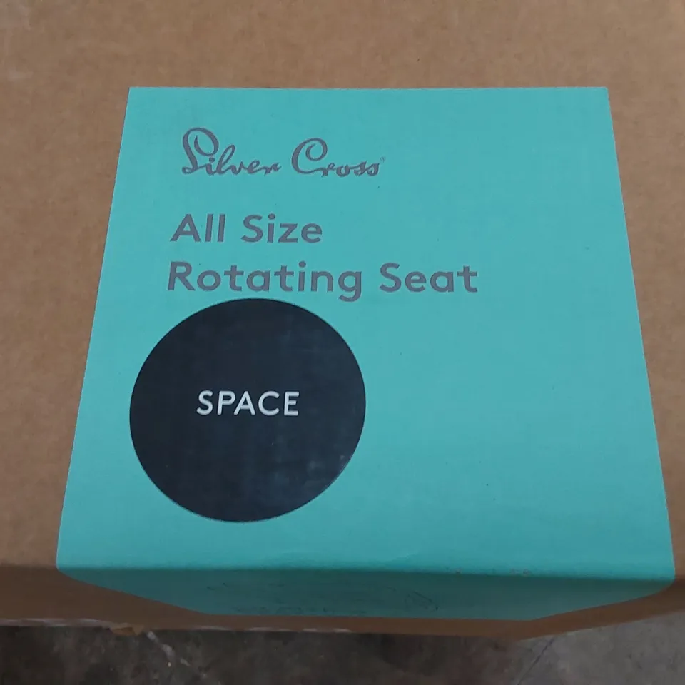BOXED SILVER CROSS ALL SIZE ROTATING SEAT - SPACE