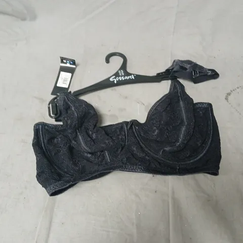 GOSSARD ENCORE LACE BRA – BLACK UK 32D (EU 70D)