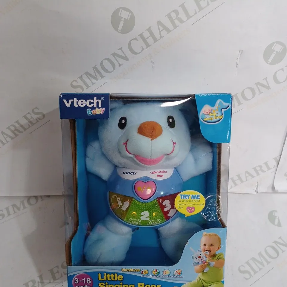 VTECH LITTLE SINGING BEAR BLUE WITH LIGHTS