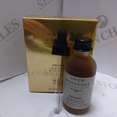 6 BOXED GROW GORGEOUS ORIGINAL HAIR GROWTH SERUM (60ml)